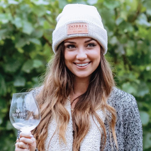 Dobbes Waffle Knit Beanie w/ Patch